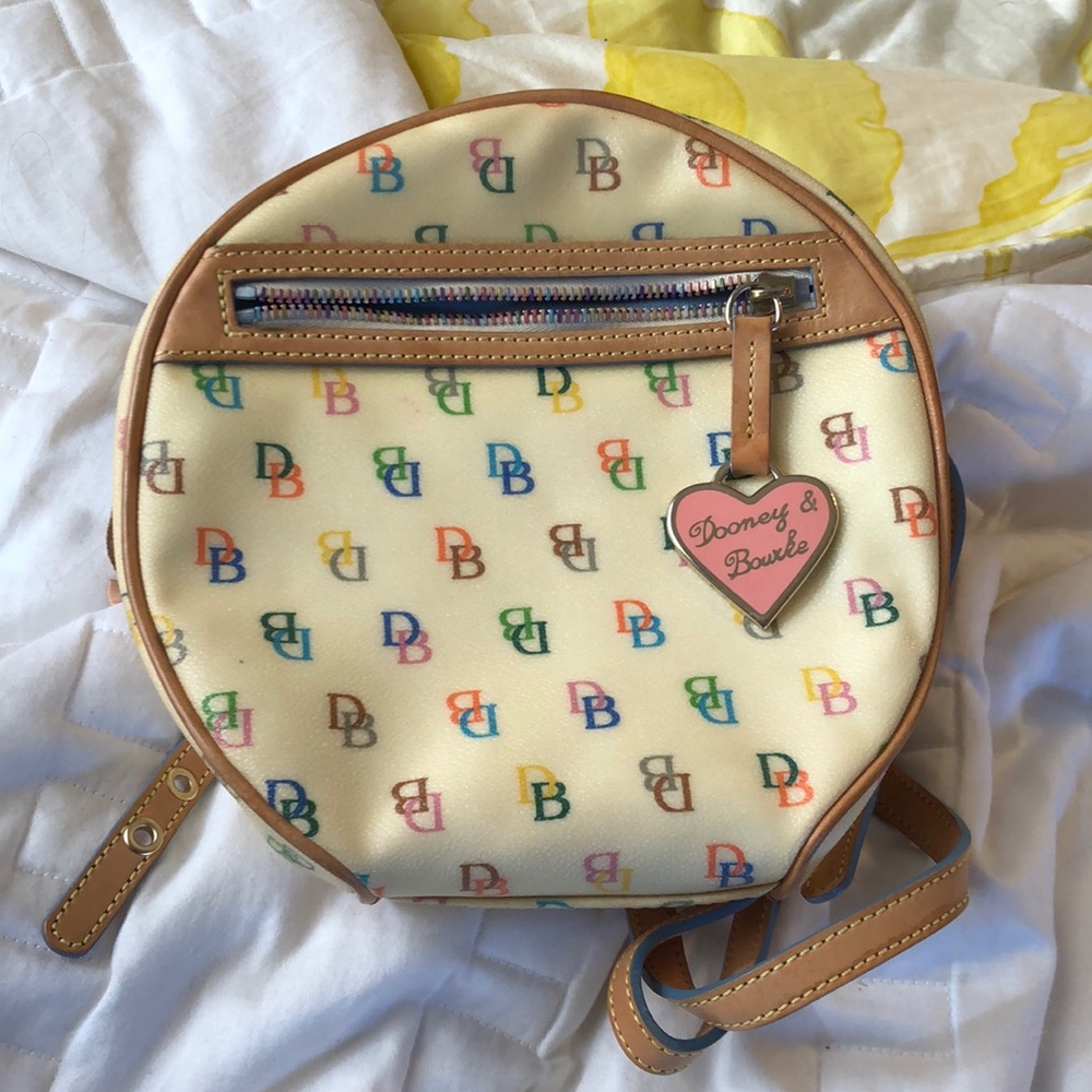 Dooney & Burke leather purse backpack